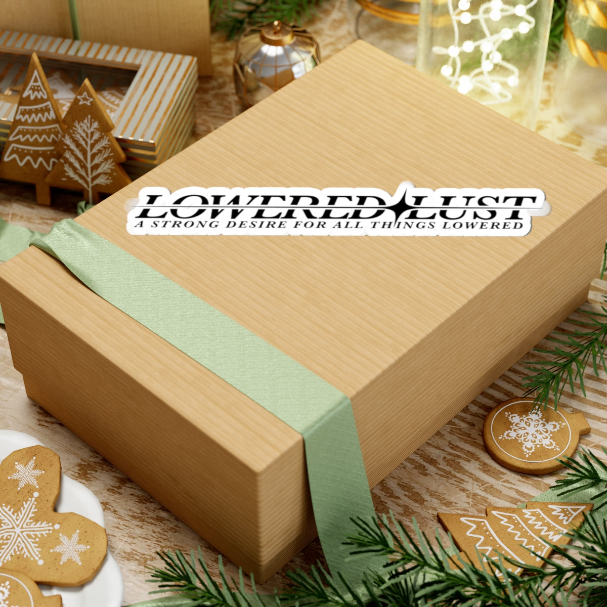 "LOWEREDLUST STICKER"
